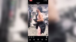 Uche Mba: Since someone asked here is the first vid from her workout page #4