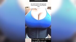 Uche Mba: Waist trainer tiddies #2