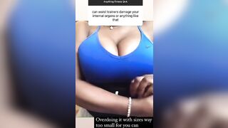 Uche Mba: Waist trainer tiddies #3