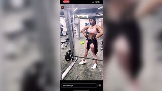 Uche Mba: Another story workout clip lol #2