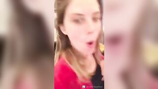 UK Celebs: Ellie Rowsell flashing on Instagram live #4