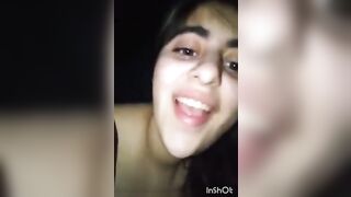 Super Cute girl take huge dick and suck it first time