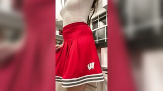 Upskirt: Go badgers! #2