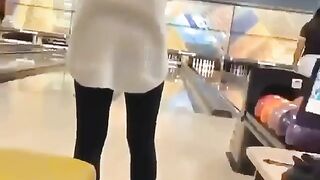 Unintended Glimpses of Butt: Not good at bowling #3