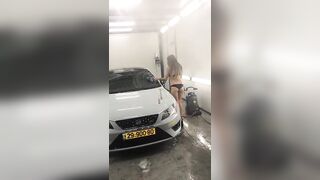 Unintended Glimpses of Butt: WCGW if I mix high heels and a wet floor? #2