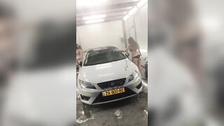 Unintended Glimpses of Butt: WCGW if I mix high heels and a wet floor? #3