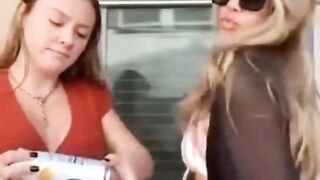 Girl's Breasts Stealing The Show: HMC while I brewkakke #4