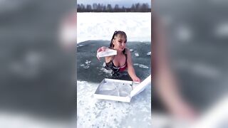 Girl's Breasts Stealing The Show: Came for the ice, stayed for the b♥️♥️♥️♥️bs! #4