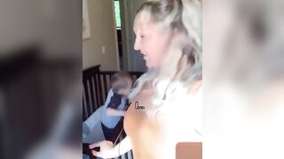 Girl's Breasts Stealing The Show: Call the dad. #2