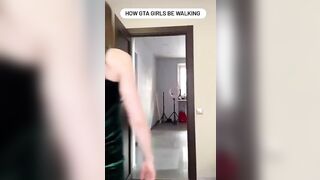 Unintended Glimpses of Butt: How girls in GTA be walking... #2