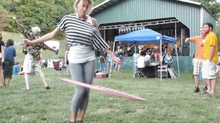 Unintended Glimpses of Butt: Kickstarting a hula hoop #3