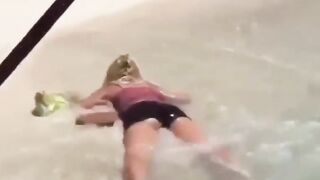 Unintended Glimpses of Butt: HMC while I stylishly exit a boat #3