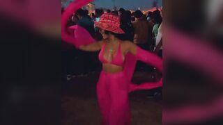 Vanessa Hudgens: pink Coachella dance #2