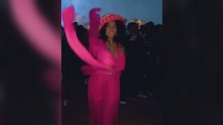 Vanessa Hudgens: pink Coachella dance #4