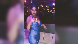 Vanessa Hudgens: Very sexy in a blue dress #2