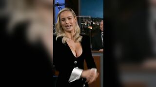 Brie larson getting those ratings up at jimmy kimmel live #4