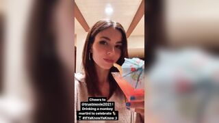 Victoria Justice: Cheers! Martini time #3