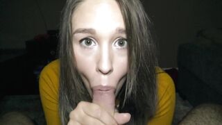 Violet Moreau: violet moreau takes his cum in her mouth #3