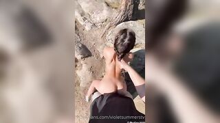 Violet Summers outdoor fucking