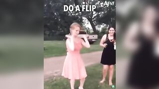 White Girls: Do A Flip! #3