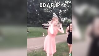 White Girls: Do A Flip! #4