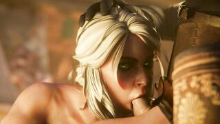 Witcher: Ciri sucking dick #2