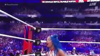 Women Of WWE: Sasha Banks splits at Royal Rumble 2022 #2