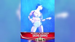 Women Of WWE: Sasha Banks Dancing With Her Championship (Long-term Compilation) #4