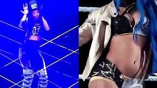 Women of Wrestling: The way Sasha Banks moves with her hips... #3