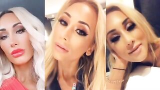 Women of Wrestling: Carmella's lips ♥️♥️Unmute for sound♥️♥️ #3