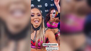 Women of Wrestling: Tay Conti & Thunder Rosa Backstage #3