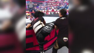 Women of Wrestling: Bayley’s big fat ass bouncing #3