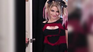 Alexa Bliss excited in anticipation to be getting her ass pounded by the Fiend's monster cock