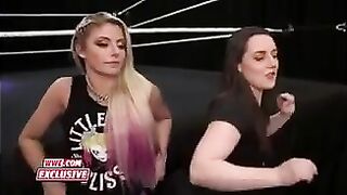 Nikki Cross and Alexa Bliss