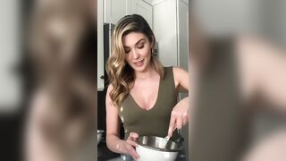 Wrestle With The Plot: Cathy jiggling while cooking #4