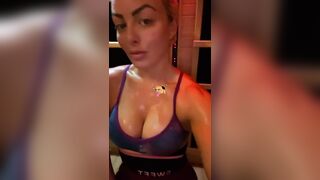 Wrestle With The Plot: Mandy's sweaty boobs #2