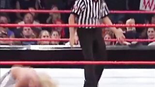 Wrestle With The Plot: Trish Stratus getting her thong exposed #3