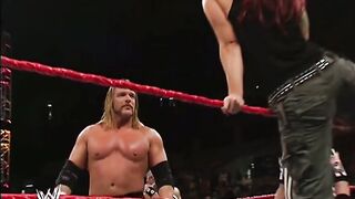 Wrestle With The Plot: Triple H’s reaction to Lita ♥️♥️ #4