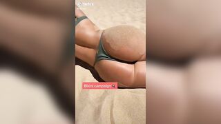 Wrestle With The Plot: Danielle's incredible booty in a bikini #2