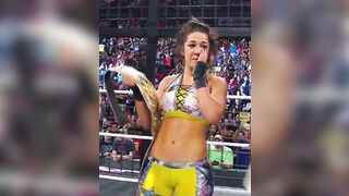 Wrestle With The Plot: Bayley's major cameltoe #2