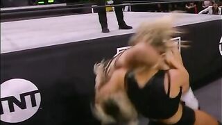 Tay Conti booty + wedgie + ass jiggle at AEW Dynamite