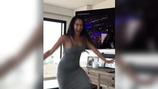 Wrestle With The Plot: 48 Seconds of Nikki Bella's Big Fake Tits Bouncing Around #3