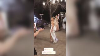 Kelly Kelly at her wedding today