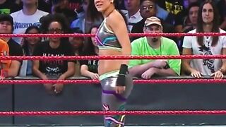 Wrestle With The Plot: Those wild arrows on Bayley’s attire #4