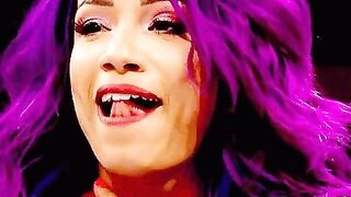 Sasha ready to put her tongue to work