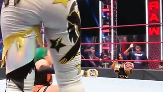 Wrestle With The Plot: Bayley fat ass #4