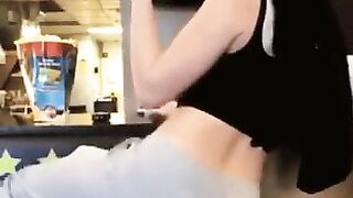 Paige shakes her ass