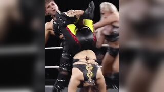 Wrestle With The Plot: Rhea smacking Io's ass ♥️♥️ #2