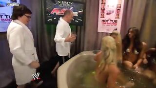 WWE: WWE RAW - Hot Tub Challange! (Brie Bella, Nikki Bella, Rosa Mendes, Tiffany) #2