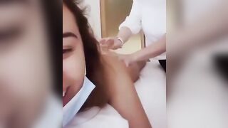 Booty massage IN SLOW MOTION